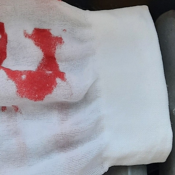 Horror Blood Stain Print White Thigh High Stockings NWOT OSFM - Picture 9 of 16